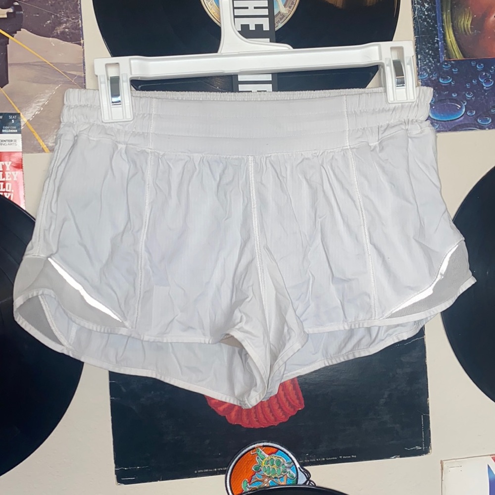 White Hottie Hot Lululemon Shorts